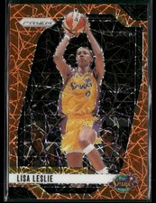 2024 Panini Prizm WNBA #98 Lisa Leslie Ice Orange Prizms
