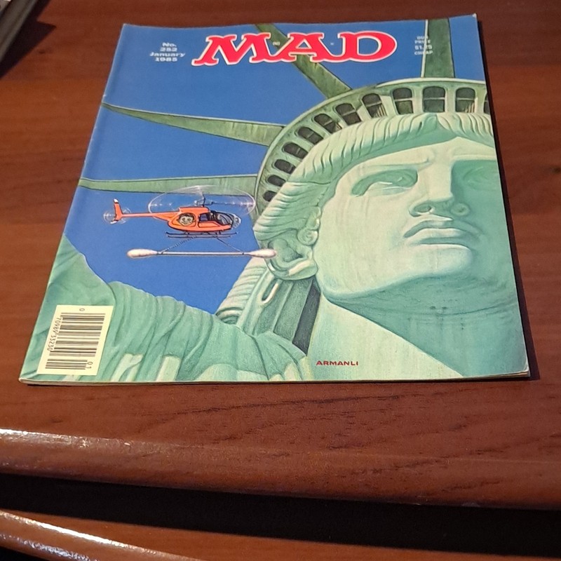 MAD January 1985 Illustrated Magazine Issue 252 Statue of Liberty Martin Edwing