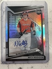 2022 Panini Elite Extra Edition - Nick Biddison #135 Signatures (AU, RC)