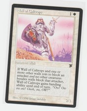 Magic the Gathering ~ MTG ~ 1x Wall of Caltrops ~ LEGENDS ~ M/NM