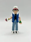 Ash Ketchum Pokemon Trainer Action Figure Toy 4.5" Vintage 1998 TOMY