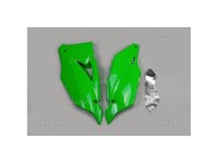 Kawasaki KX 250 - 21/ 22/ KX 450 - 19/22 - Paar Platten Seiten- UFO GrüN / Ka