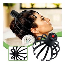 Electric Octopus Claw Scalp Massager 12 Arms 3 Modes LED Red Light USB Rechargea