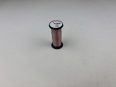 Red Orange 273 Kreinik Metallics #4 Very Fine Braid Thread 11 Meters 1 Spool