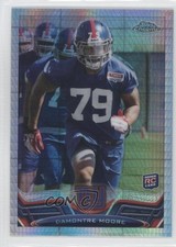 2013 Topps Chrome Prism Refractor 158/260 Damontre Moore #190 4r6