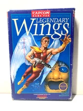 NES Nintendo LEGENDARY WINGS Capcom Game Pak 1988 Cartridge & Box