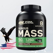 Optimum Nutrition Serious Mass Chocolate High Calorie Weight Gainer 6lb 6.13 per gallon