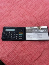Vintage Sharp Memo Master 100 Electronic Organizer Model EL-6061H Pocket Size