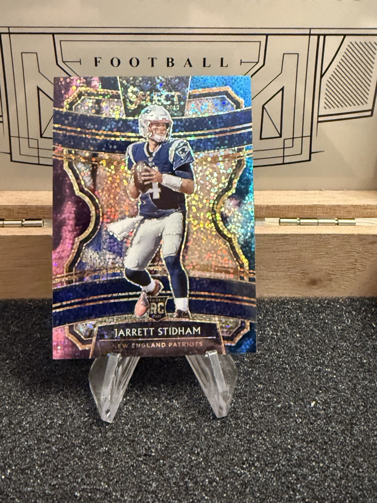 2019 Panini Select - Concourse Jarrett Stidham #75 Cosmic Prizm (RC)