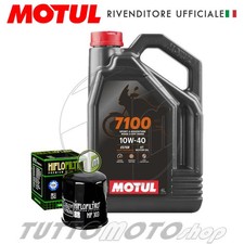 Tagliando HONDA CBR 1000 F 1996 1997 1998 1999 4 L Motul 7100 10W40 + Filtro