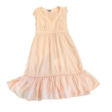 Point Sur For J. Crew Feminine Peach Dress Size 4 Boho Cottagecore