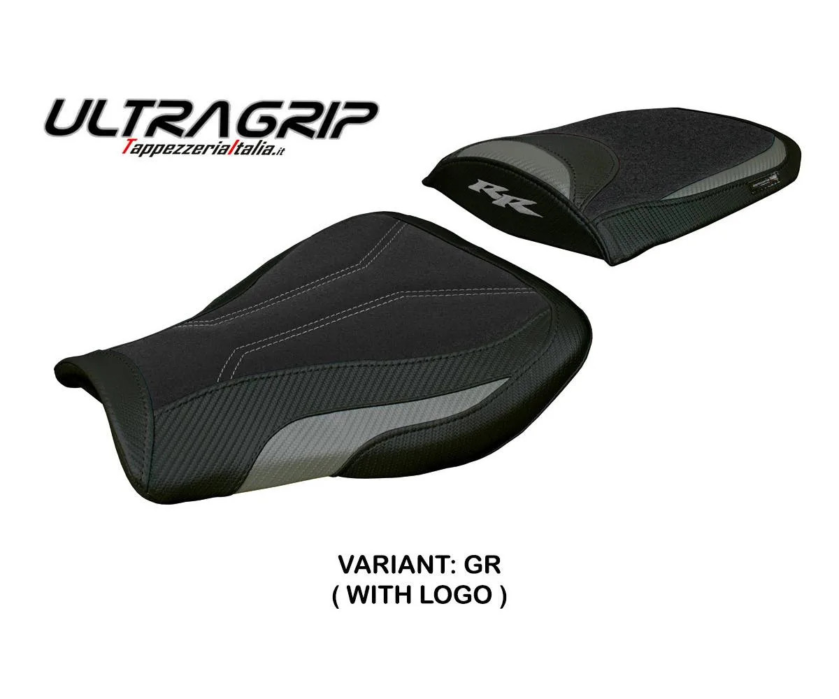 Seat cover Huelva UGrip Gray GR + logo Tpz compatible HONDA CBR 600 RR 2007 2026