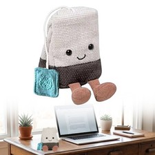 Cute Tea Bag Shaped Plush Toy Soft Comfort Doll Birthday Gift