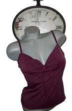 NWOT Victoria Secret 36B Eggplant Tankini Swimsuit Bikini Top