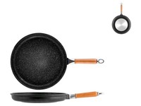 H&H Flache Bratpfanne Antihaft Stein Beschichtung Induktion 28 Cm
