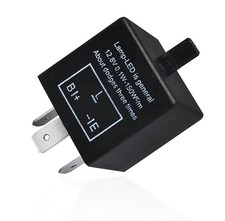 CF13 LED Flasher Relay, 3 Pins Adjustable Turn Signal Relay, Resolve Rapid