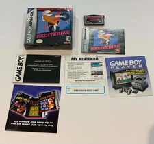 EXCITEBIKE GBA NINTENDO GAMEBOY ADVANCE NEAR MINT TESTED CIB WITH ALL INSERTS