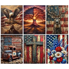 6 Pack Diamond Art Kits for Adults 12 x 16 Inch