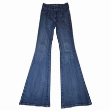We The Free Jayde High Rise Flare Leg Jeans Size 27 Boho Medium Wash Free People