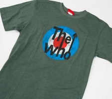 T-shirt vintage The Who Band uomo taglia M made USA Brit Pop Rock Bullseye anni 90