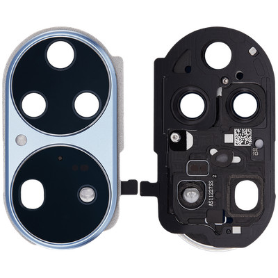 Replacement Back Camera Lens With Bracket Compatible With Huawei P50 Pro (Blue)
