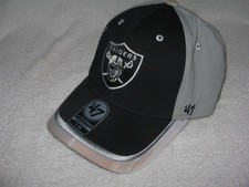 Las Vegas Raiders 47 Brand MVP Cap Hat s-m Size Historic Logo 2 Tone Stickers