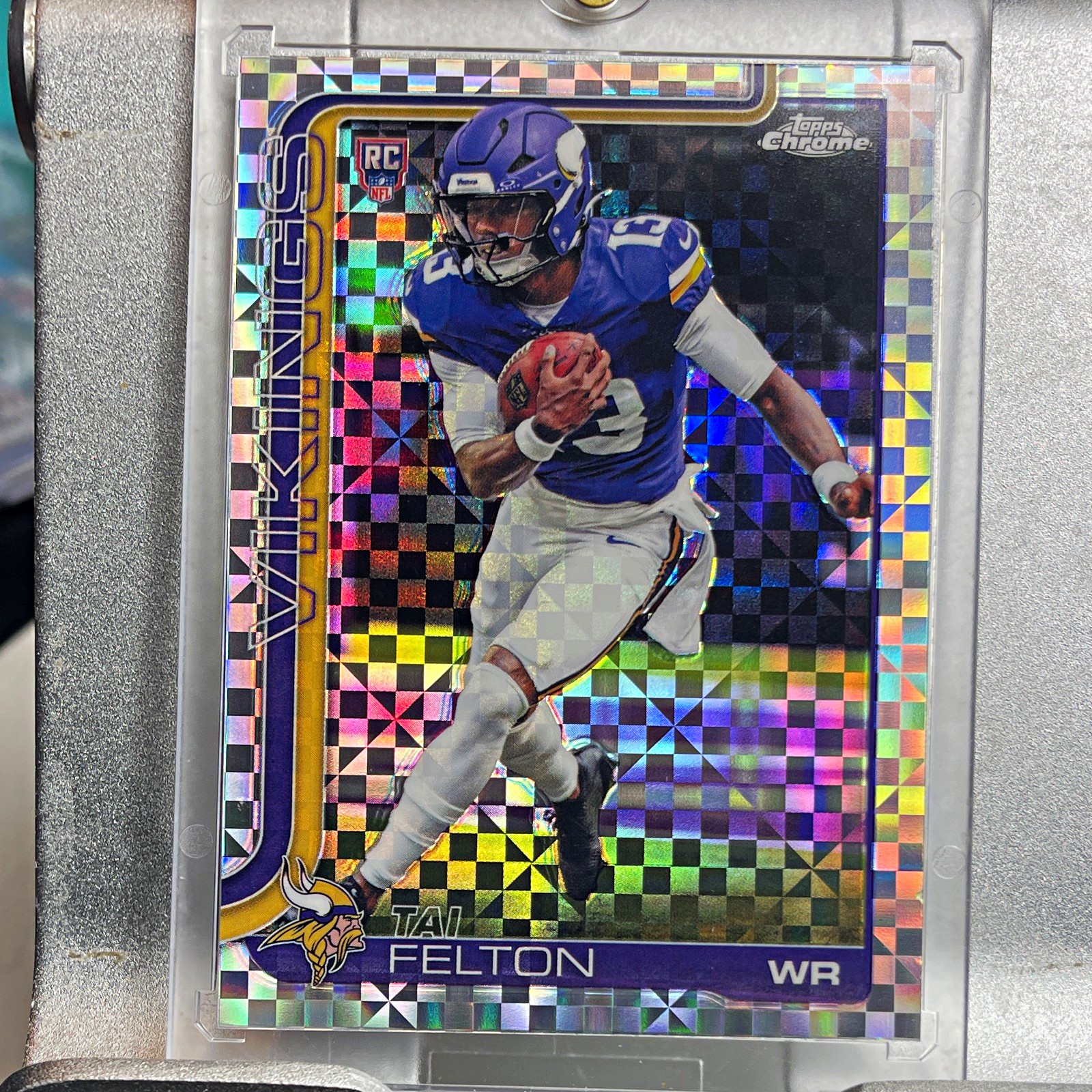 Tai Felton Topps Chrome #395 X-Fractor