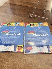 Lakeshore teacher s Plan book Lot Of 2.    On...