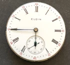 Antique 1907 Elgin Grade 263 Pocket Watch Movement Parts/Repair 0s 17j USA