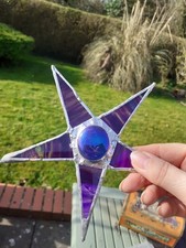 Okno szklane gwiazdki ręcznie robione