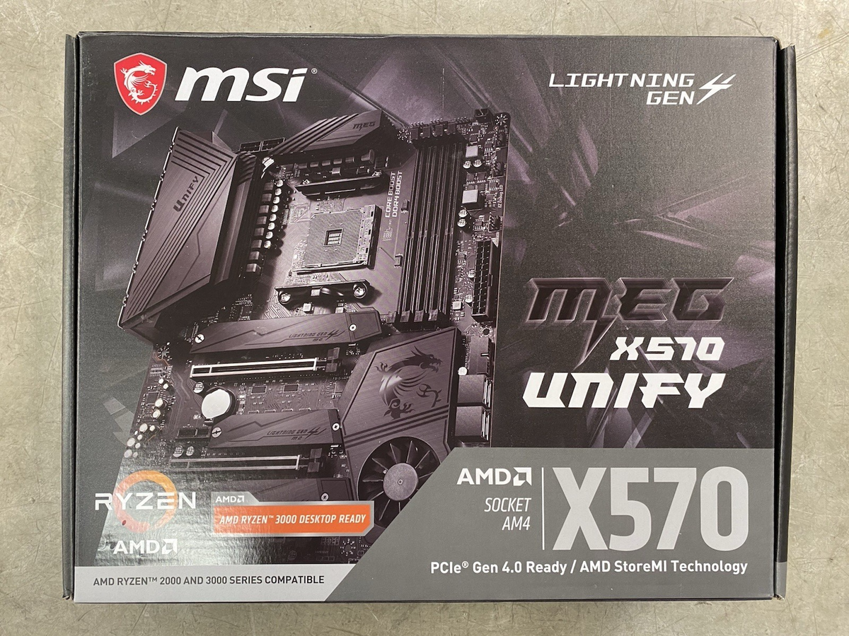 Gaming Motherboard Msi X570 Unify Ram Compatibility MSI MEG X570