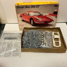 Vintage Testors Ferrari Dino 246 Gt 124 Model Kit Open Box Sealed Parts