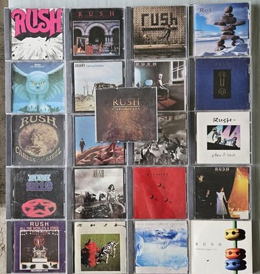 Rush CD Bundle 22 Cds Used
