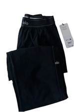 Alo Yoga Black Performance Trousers,Athletic Pants,Lightweight, Comfortable–New