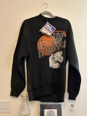 Vintage Supersonics Sweater Pro Player Men's L 1996 Black (has some defects)