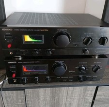 Kenwood Amplifier Customized with Digital Audio Spectrum Analyser