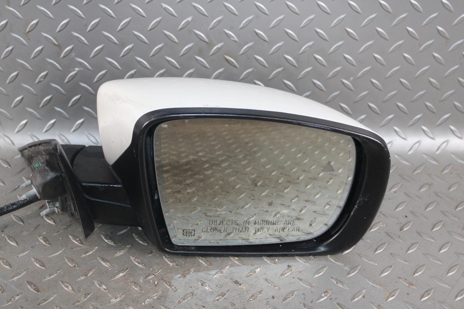 14-19 MASERATI GHIBLI Bianco White RH Passenger Door Mirror Blind Spot OEM WTY
