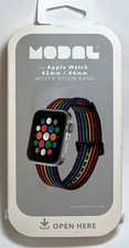 Modal Woven Nylon Band for Apple Watch 42mm/44mm/45mm - Pride Stripe