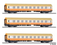Tillig Tt 01804 3-Er Wagenset StäDteexpress Dr Ep.Iv Reisezugwagen Typ Y/B70