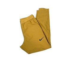 Nike Pro Dri-FIT Leggings Joggers Women's Size Medium Mustard Yellow