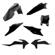 Cycra Replica Plastic Kit Black For KTM 250 SX 2019-2022