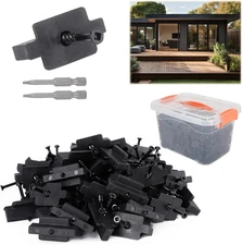 600PCS Hidden Fasteners Composite-Deck - Universal Nylon Composite Decking Faste