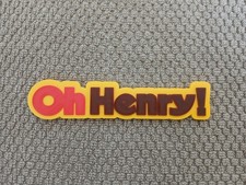 Oh Henry! Logo Refrigerator Magnet Candy Bar Vintage Retro 90s 80s 70s 60s
