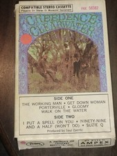 CCR CREEDENCE CLEARWATER REVIVAL self titled Cassette PAPER LABEL TAPE  CASE