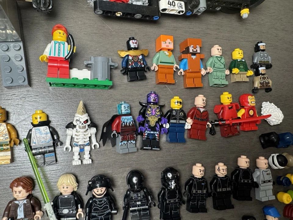 LEGO Enorme Lote de 38 libras Mini Figuras Figuras Star Wars Harry Potter Ninjago Batman Foto 3 de 4