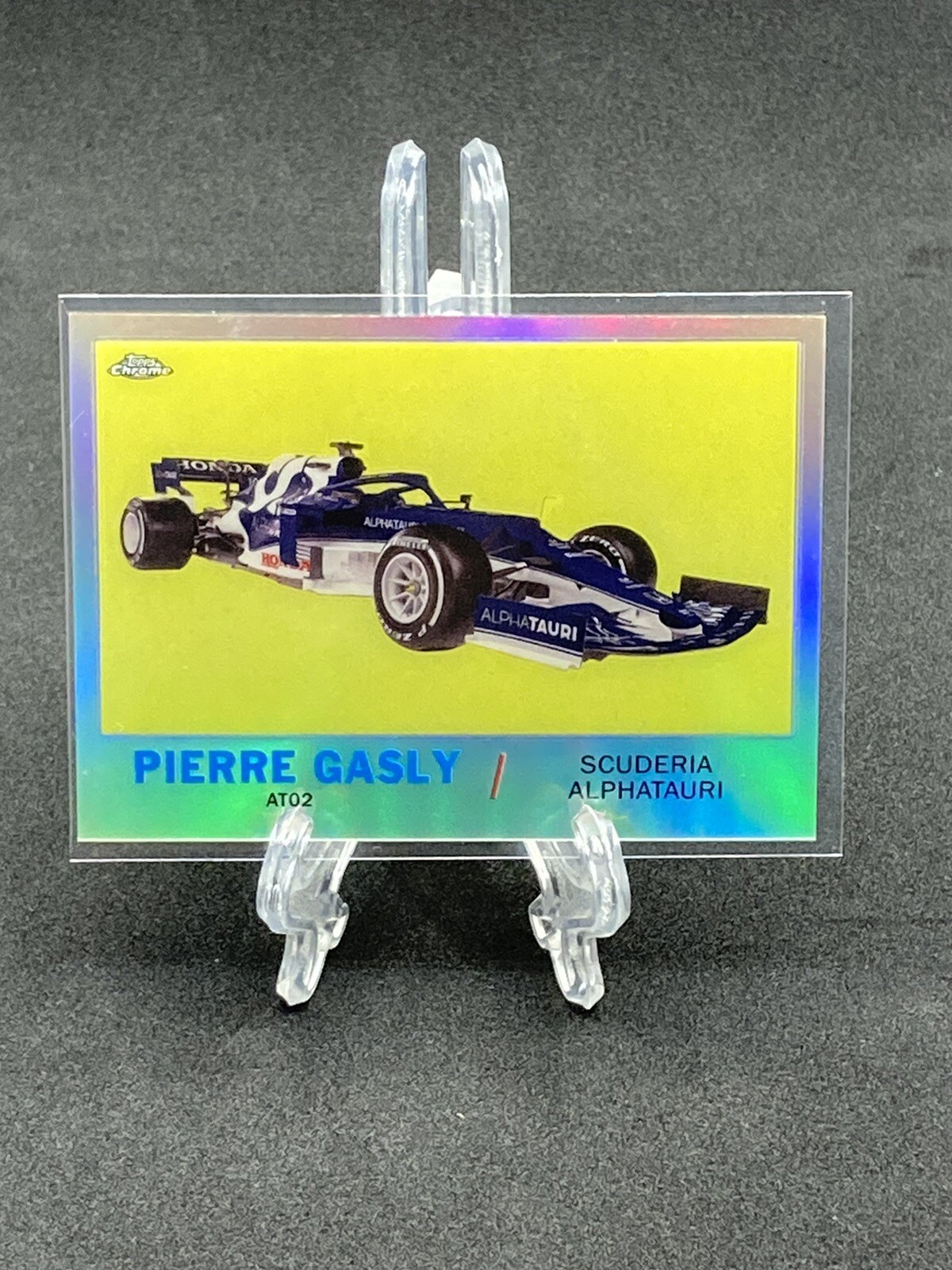 2021 Topps CHROME F1 1961 Sports Car Insert Pierre Gasly Alphatauri Star