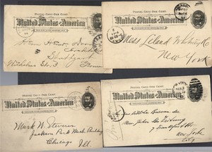 UNITED STATES-POSTAL CARDS-CLASSIC-SELECTION OF 28--U-AVERAGE-VF-DUPLICATION-#B2
