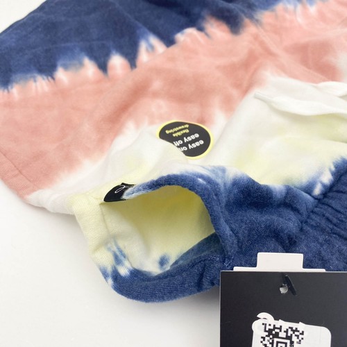 Art Class Boys Size S 6/7 Knit Shorts Tie Dye Navy Multi - Picture 3 of 11
