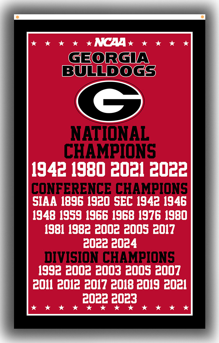 Georgia Football Team Memorable Flag 90x150cm3x5ft Bulldogs