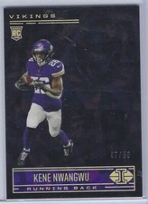 KENE NWANGWU 2021 PANINI ILLUSIONS BLACK CRACKED ICE ROOKIE RC #D 47/50